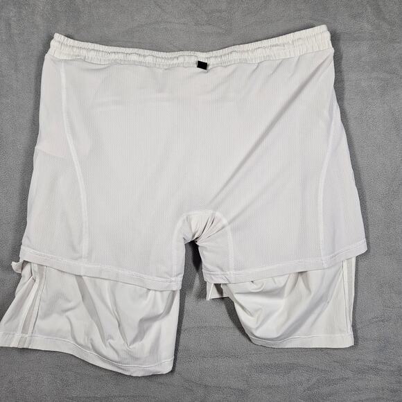 Lululemon Shorts Men’s Size XXL Pace Breaker Out Of Mind Liner White Athletic - Picture 10 of 14